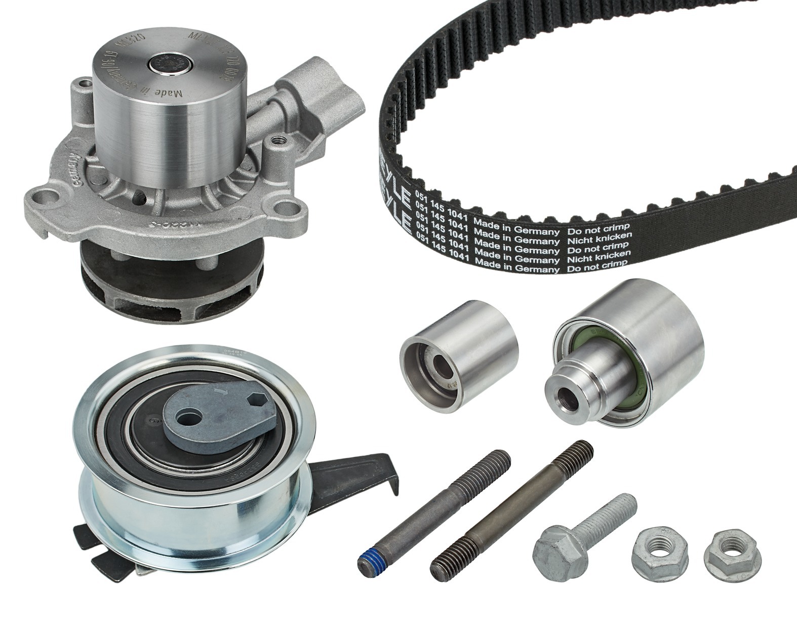 Pompe à eau + kit de courroie de distribution MEYLE-ORIGINAL Quality | MEYLE