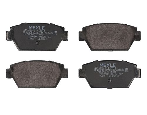 Image du produit pour Jeu de 4 plaquettes de frein