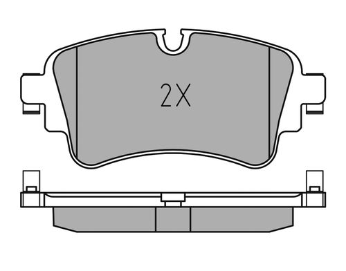 Image du produit pour Kit de plaquettes de frein, frein à disque