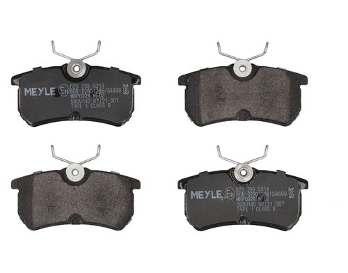 Image du produit pour Jeu de 4 plaquettes de frein