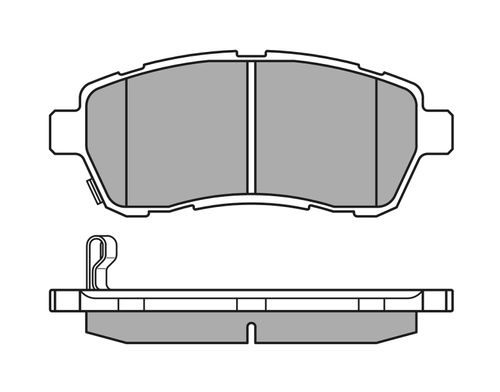 Image du produit pour Jeu de 4 plaquettes de frein