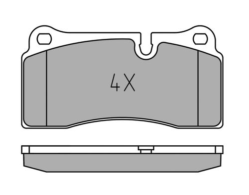 Image du produit pour Kit de plaquettes de frein, frein à disque