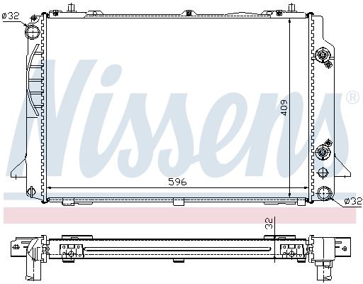 Radiateur, refroidissement du moteur | NISSENS
