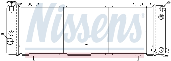 Radiateur, refroidissement du moteur | NISSENS