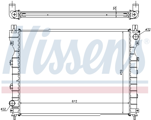 Radiateur, refroidissement du moteur | NISSENS