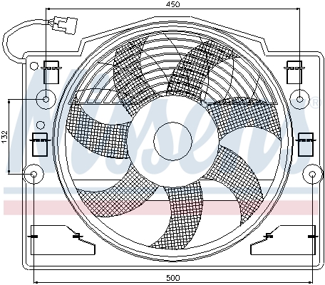 Ventilateur, refroidissement du moteur | NISSENS