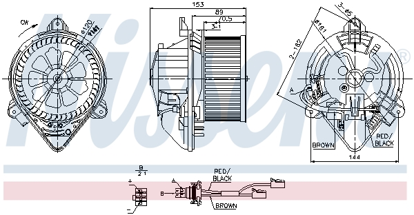 Pulseur d'air habitacle | NISSENS