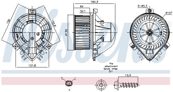 Pulseur d'air habitacle | NISSENS