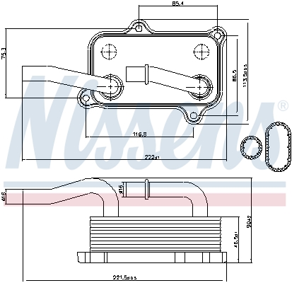 Radiateur d'huile | NISSENS