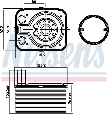 Radiateur d'huile | NISSENS