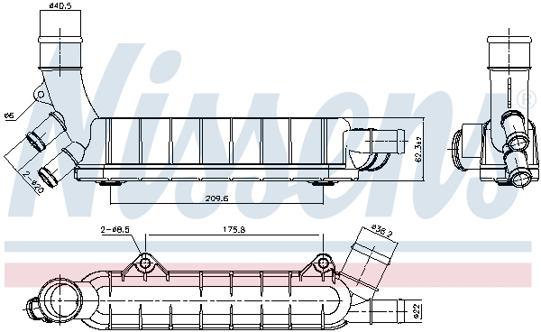 Radiateur d'huile | NISSENS
