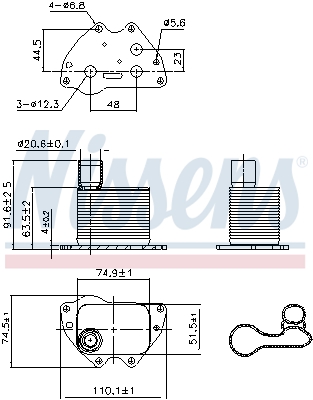 Radiateur d'huile | NISSENS