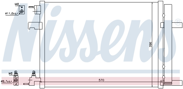 Condenseur, climatisation | NISSENS