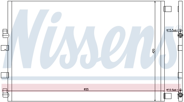 Condenseur, climatisation | NISSENS