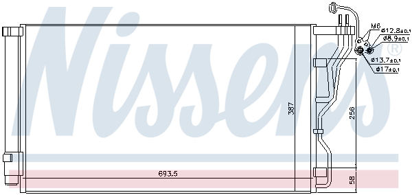 Condenseur, climatisation | NISSENS