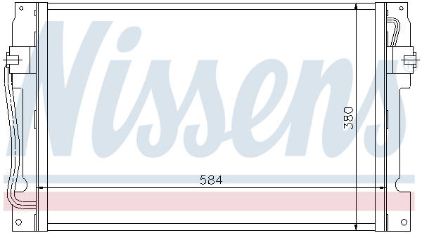Condenseur, climatisation | NISSENS