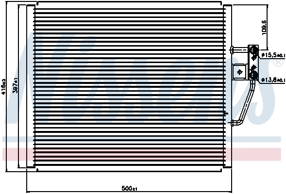 Condenseur, climatisation | NISSENS