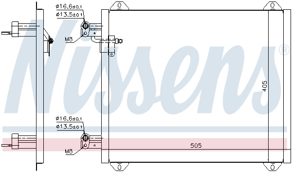 Condenseur, climatisation | NISSENS