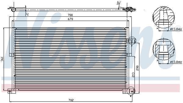 Condenseur, climatisation | NISSENS