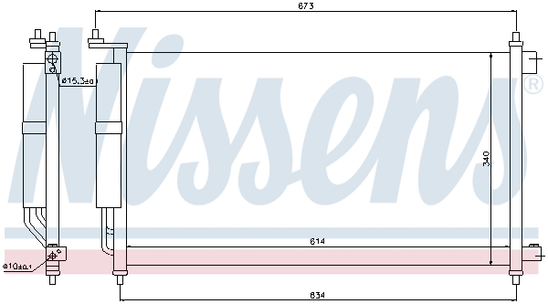 Condenseur, climatisation | NISSENS