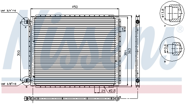 Condenseur, climatisation | NISSENS