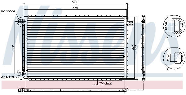 Condenseur, climatisation | NISSENS