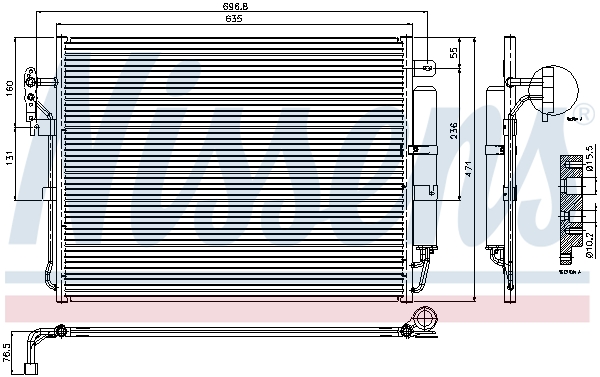 Condenseur, climatisation | NISSENS