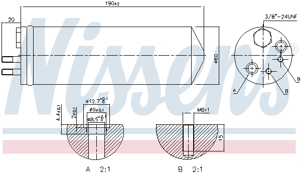 Filtre déshydratant, climatisation | NISSENS