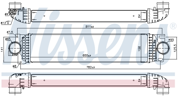 Intercooler, échangeur | NISSENS