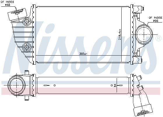 Intercooler, échangeur | NISSENS