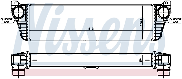 Intercooler, échangeur | NISSENS