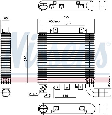 Intercooler, échangeur | NISSENS