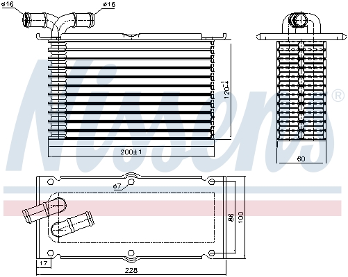 Intercooler, échangeur | NISSENS