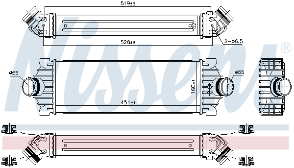 Intercooler, échangeur | NISSENS