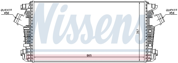 Intercooler, échangeur | NISSENS