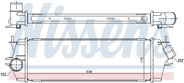 Intercooler, échangeur | NISSENS