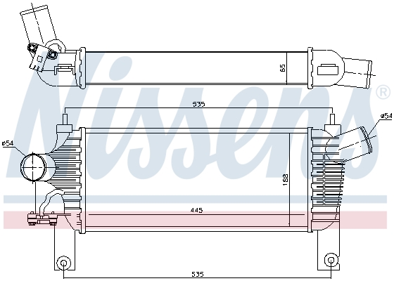 Intercooler, échangeur | NISSENS