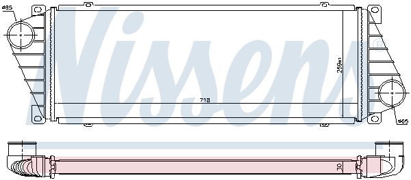 Intercooler, échangeur | NISSENS