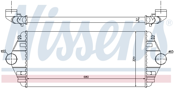 Intercooler, échangeur | NISSENS