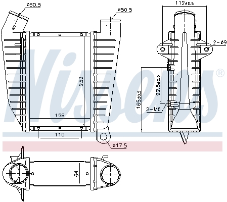 Intercooler, échangeur | NISSENS