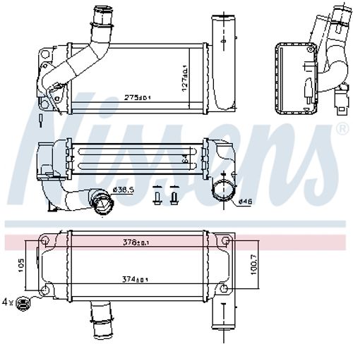 Image du produit pour Intercooler, échangeur