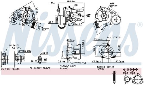 Image du produit pour Turbocompresseur, suralimentation