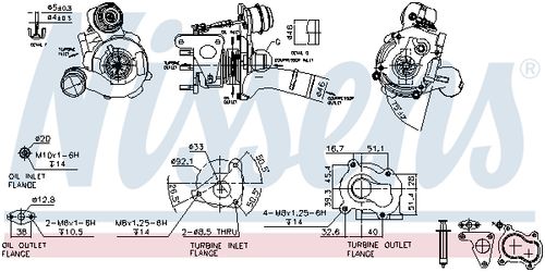 Image du produit pour Turbocompresseur, suralimentation