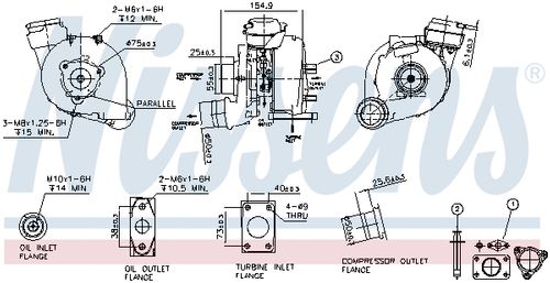 Image du produit pour Turbocompresseur, suralimentation