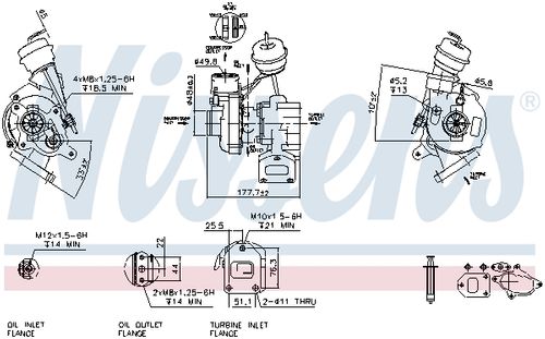 Image du produit pour Turbocompresseur, suralimentation