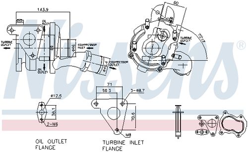 Image du produit pour Turbocompresseur, suralimentation