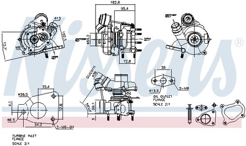 Image du produit pour Turbocompresseur, suralimentation