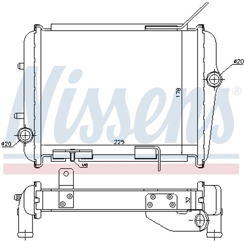Image du produit pour Radiateur, refroidissement du moteur