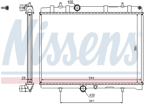 Image du produit pour Radiateur, refroidissement du moteur