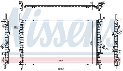 Image du produit pour Radiateur, refroidissement du moteur